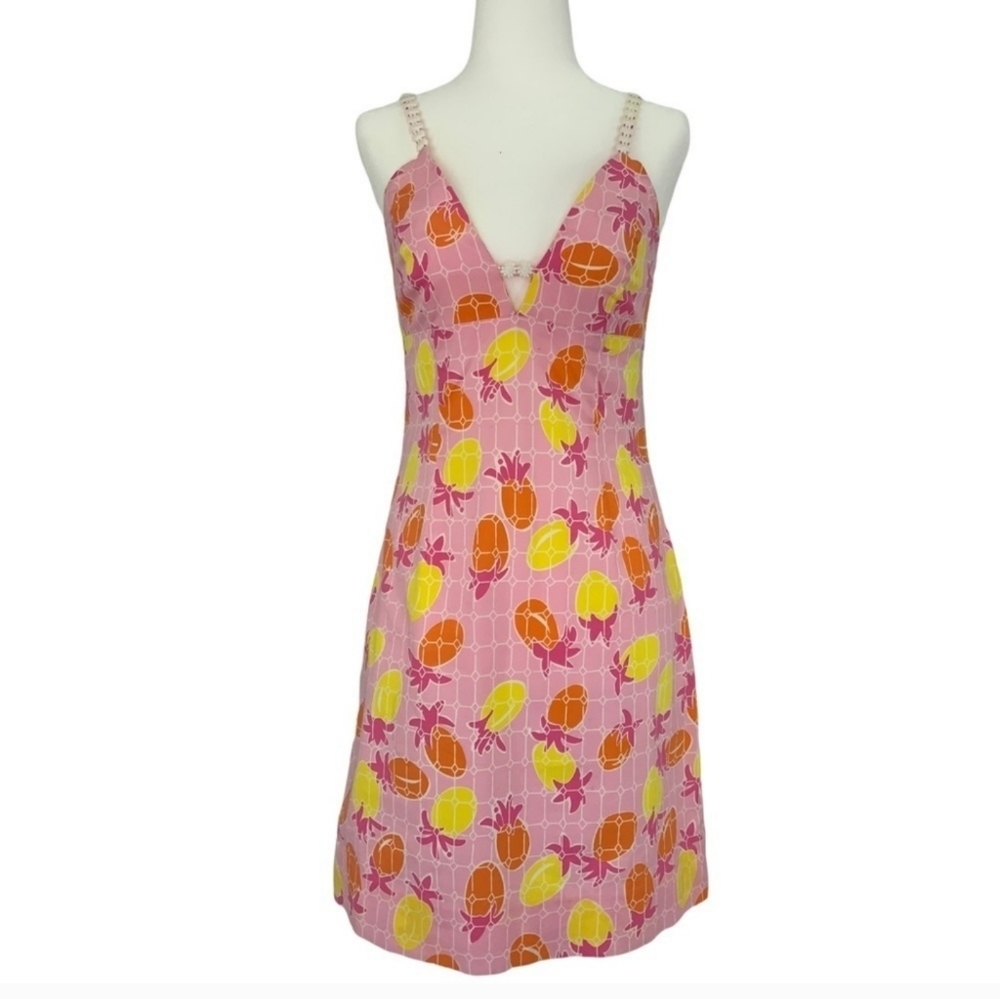 Lilly Pulitzer Pineapple Cotton Summer Dress
